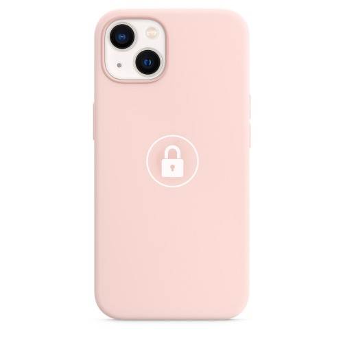 Dėklas "Silicone Case v2" skirtas iPhone 13 / Chalk Pink / su įpakavimu