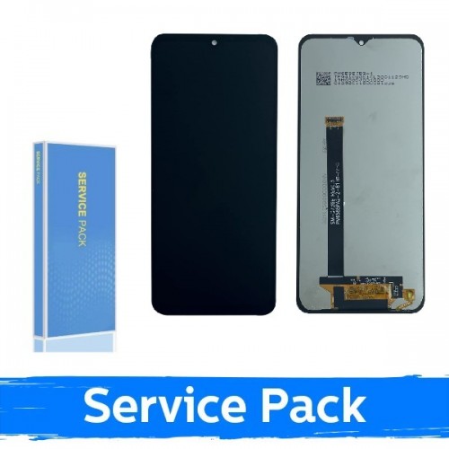 Ekranas skirtas Samsung G736 Xcover 6 Pro juodas (Service Pack / Aftermarket)(NF version)
