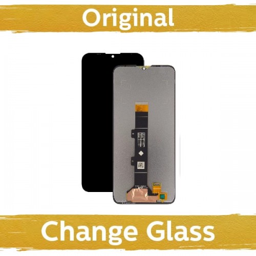 Ekranas skirtas Motorola E20 / XT2155 / juodas (Atnaujintas: China)