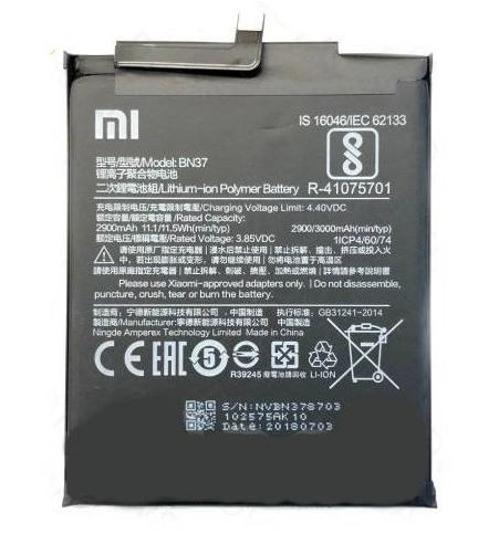 Akumuliatorius ORG Xiaomi Redmi 6/6A 3000mAh BN37