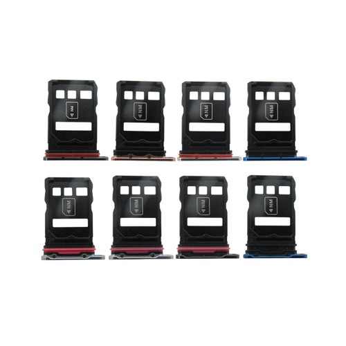 SIM stalčiukas skirtas Huawei P40 Pro SIM kortelės stalčiukas / Black /