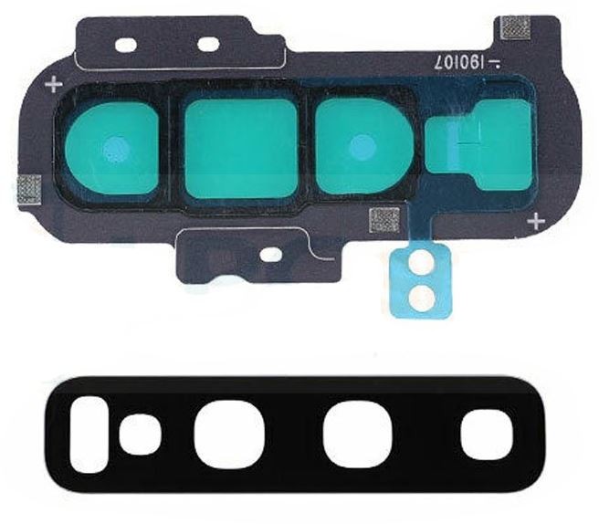 Samsung G973 S10 kameros stikliukas su rėmeliu Prism Blue ORG