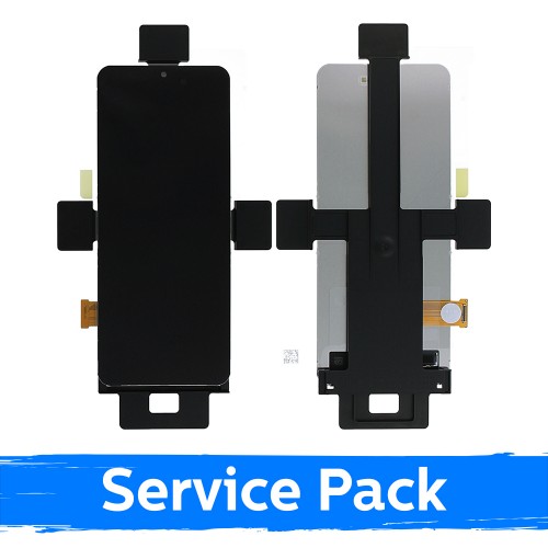 Ekranas skirtas Samsung F721 Z Flip4 (INNER) juodas (Service Pack) (NF version)