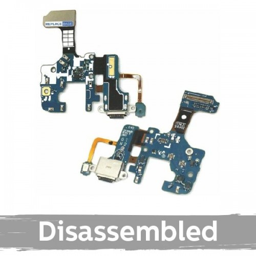 Krovimo lizdas skirtas Samsung N950 Note 8  su lanksčiąją jungtimi / plata (išimtas iš įrenginio)