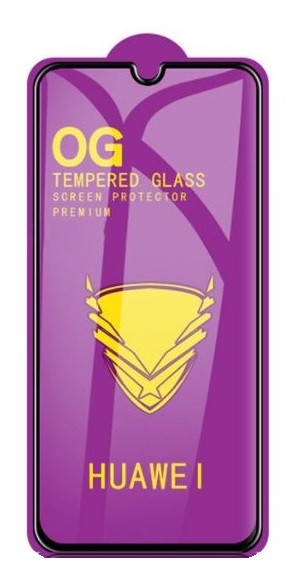 LCD apsauginis stikliukas "11D Full Glue" Huawei P30 juodas be įpakavimo