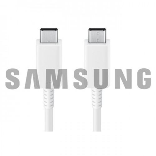 USB Kabelis Samsung EP-DX510JWEGEU baltas 180cm "Type-C/Type-C" (iki 5A) / 100% Genuine /