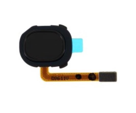 Lanksčioji jungtis Samsung A205 A20 2019 su juodu pirštų atspaudų jutikliu (fingerprint) ORG