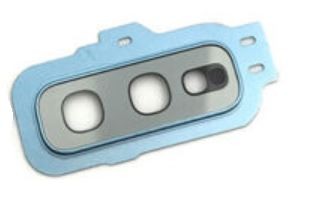 Samsung G970 S10e kameros stikliukas su rėmeliu Prism Blue ORG