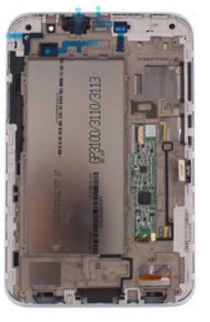 Ekranas Samsung P3100 Tab 2 7.0 su lietimui jautriu stikliuku Black originalus (used Grade B)