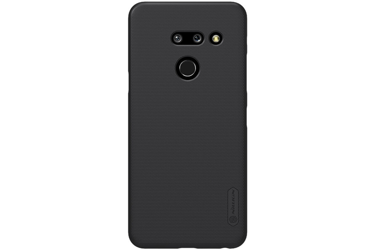 NILLKIN Matinis apsauginis dėklas + stovas LG G8 THINQ juodas