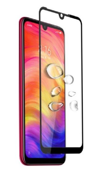 LCD apsauginis stikliukas "5D Full Glue" Xiaomi Mi A3 Lite/Mi 9 Lite/CC9 lenktas juodas be įpakavimo