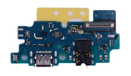 Lanksčioji jungtis Samsung A505 A50 2019 su įkrovimo kontaktu, mikrofonu, ausinių lizdu originali (service pack)