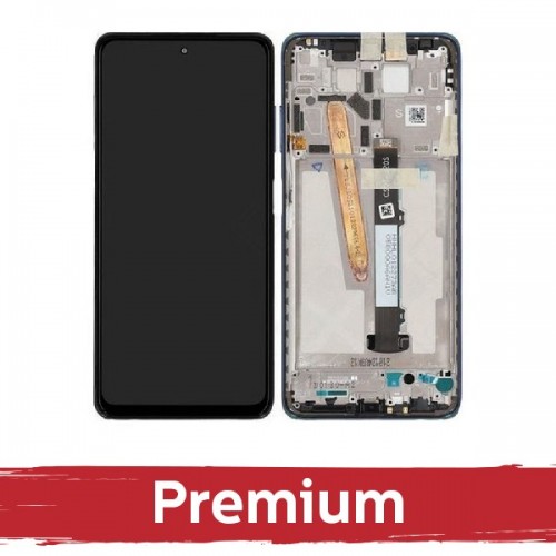 Ekranas skirtas Xiaomi Poco X3 Pro (X3) su rėmeliu / Metal Bronze / OEM