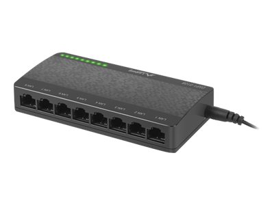 Lanberg DSP1-0108 komutatorius 8 prievadų