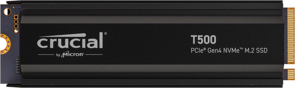 SSD diskas CRUCIAL T500 4TB M.2 PCIe Gen4 NVMe 3D NAND rašymo 6900 MB/s skaitymo 7000 MB/s