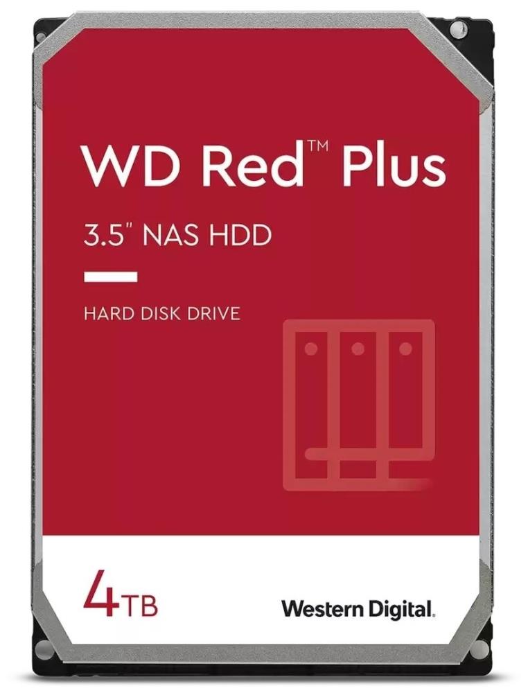 Kietasis diskas WESTERN DIGITAL Red Plus 4TB SATA 5400 rpm 3.5"