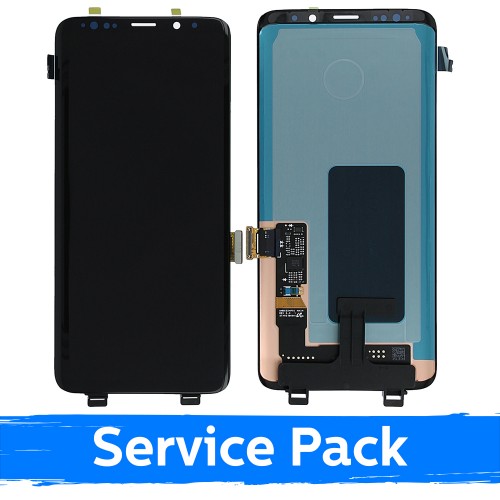 Ekranas skirtas Samsung G965 S9 Plus juodas (Service Pack) (NF version)