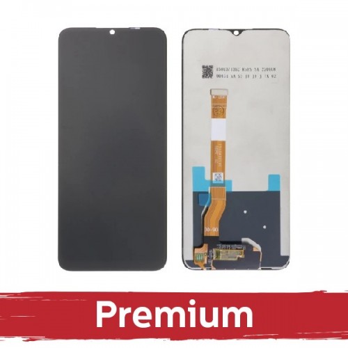 Ekranas skirtas Realme C35 / Narzo 50A Prime (4G) juodas OEM