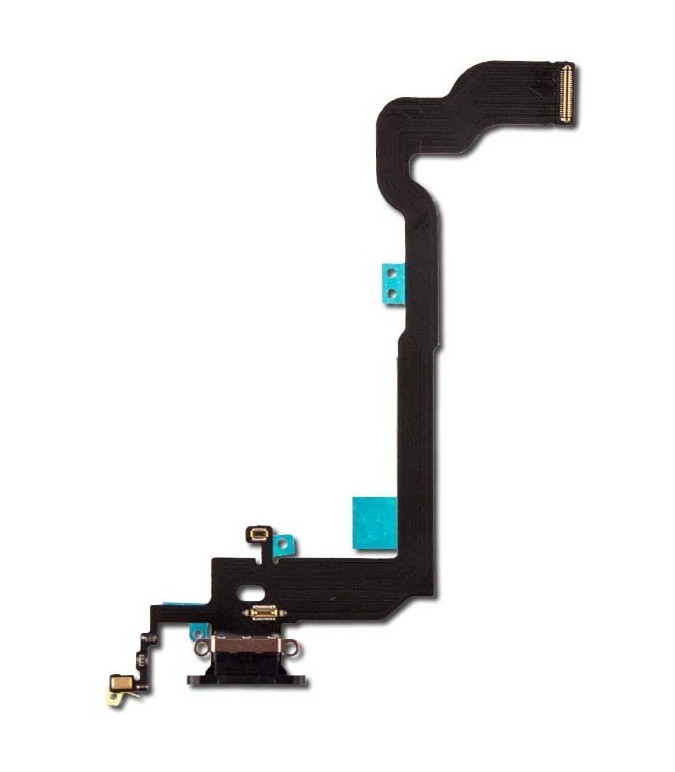Lanksčioji jungtis skirta iPhone X įkrovimo kontaktų, su mikrofonu Space Grey originali (used Grade A)