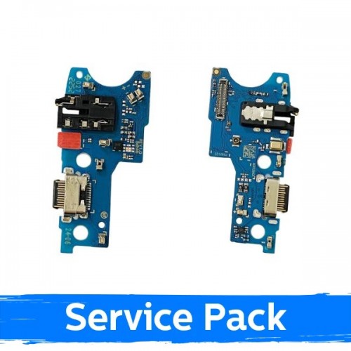 Krovimo lizdas skirtas Samsung A145P A14 su lanksčiąją jungtimi / plata (Service Pack)