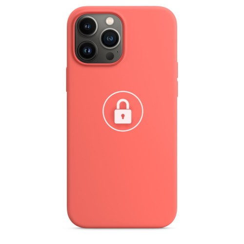 Dėklas "Silicone Case v2" skirtas iPhone 13 Pro Max / Pink Pomelo / su įpakavimu