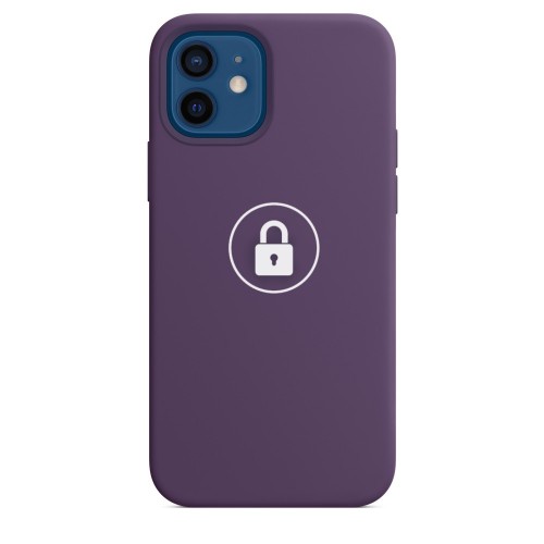 Dėklas "Silicone Case v2" skirtas iPhone 12 Pro Max / Amethyst / su įpakavimu