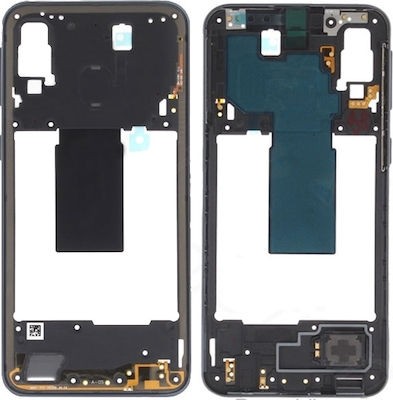 Vidinis korpusas Samsung A405 A40 2019 juodas su zumeriu ir šoniniais mygtukais originalus (used Grade B)