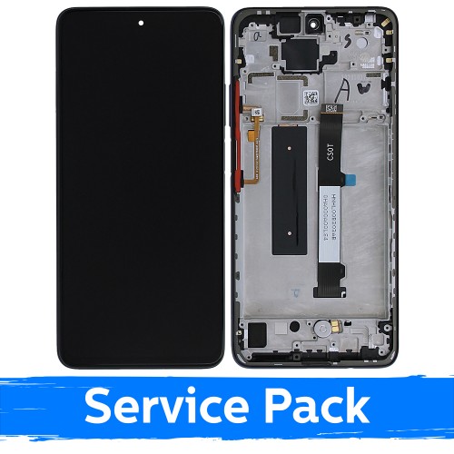 LCD ekranas suderinamas su Xiaomi Mi 10T Lite 5G su rėmeliu / Atlantic Blue / (Service Pack)