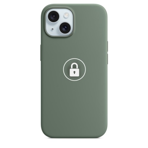 Telefono dėklas "Silicone Case v2" iPhone 15 Plus / Cypress / su pakuote