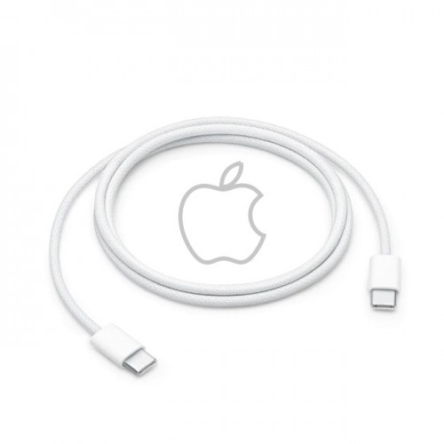 USB Laidas Apple "Woven" MQKJ3ZM/A baltas 100cm "Type-C / Type-C" / 100% Genuine / (A2795)