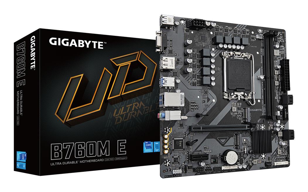 Pagrindinė plokštė GIGABYTE Intel B760 LGA1700 DDR5 Micro-ATX