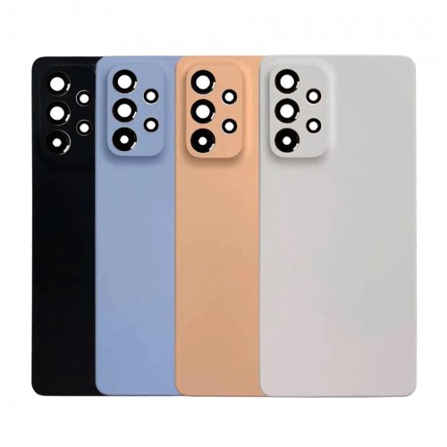 Galinis dangtelis suderinamas su Samsung A536 A53 5G / juodas / (su kameros lęšiu) OEM