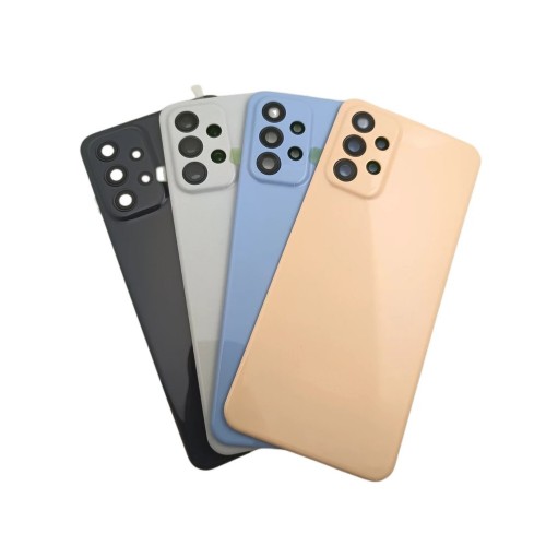 Galinis dangtelis suderinamas su Samsung A236 A23 5G (A235 A23 4G) / persikinis / (su kameros lęšiu) HQ