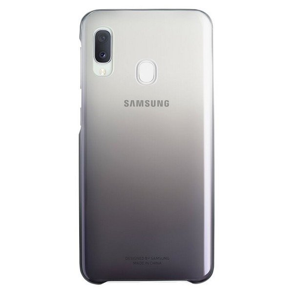 SAMSUNG Gradientinis dėklas EF-AA305CBEGWW GALAXY A20 / A30 juodas
