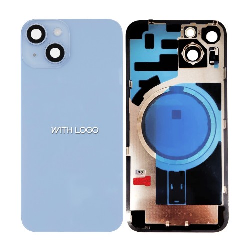 Galinis dangtelis skirtas iPhone 14 Plus / Blue / (Full cover without NFC flex) / OEM