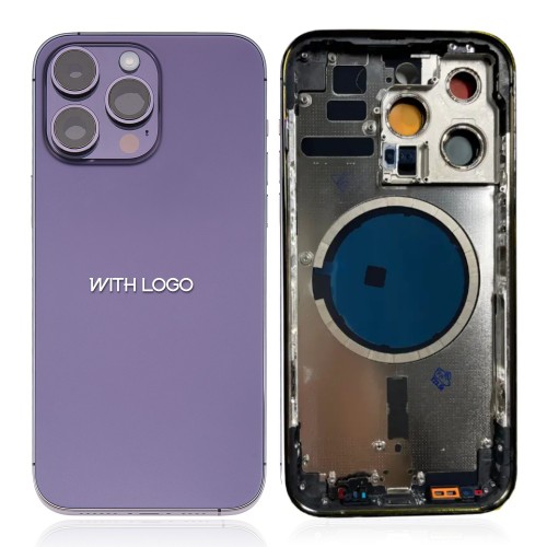 Galinis dangtelis skirtas iPhone 14 Pro su visu korpusu / Deep Purple / OEM