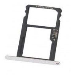 SIM kortelės laikiklis Huawei Honor 7 sidabrinis (baltas) originalus (service pack)