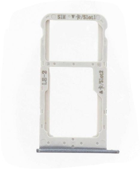 SIM kortelės laikiklis Huawei Honor 9 Lite pilkas originalus (service pack)