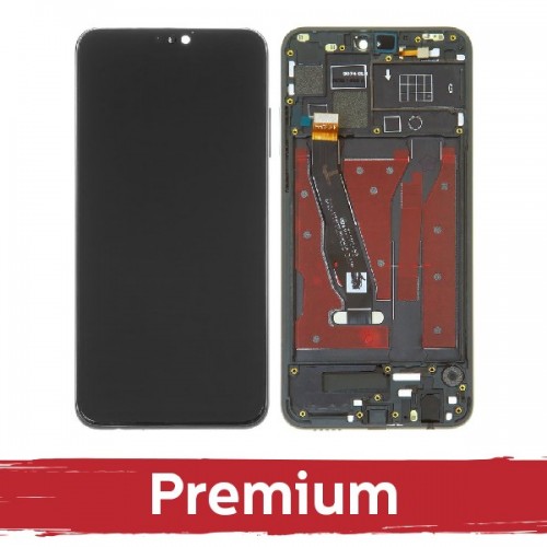 LCD ekranas suderinamas su Huawei Honor 8X su rėmeliu / Juodas / OEM