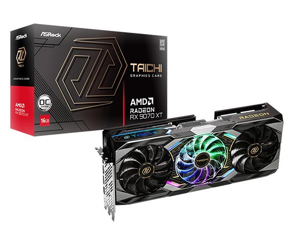 Vaizdo plokštė ASROCK AMD Radeon RX 9070 XT 16GB GDDR6 256bit PCIe 5.0