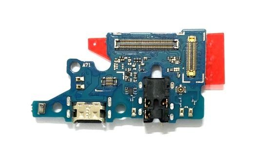 Lanksčioji jungtis Samsung A715 A71 2020 su įkrovimo kontaktu, mikrofonu, ausinių lizdu originali (service pack)