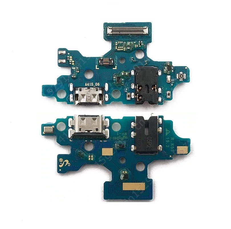 Lanksčioji jungtis Samsung A415 A41 2020 su įkrovimo kontaktu, mikrofonu, ausinių lizdu originali (service pack)