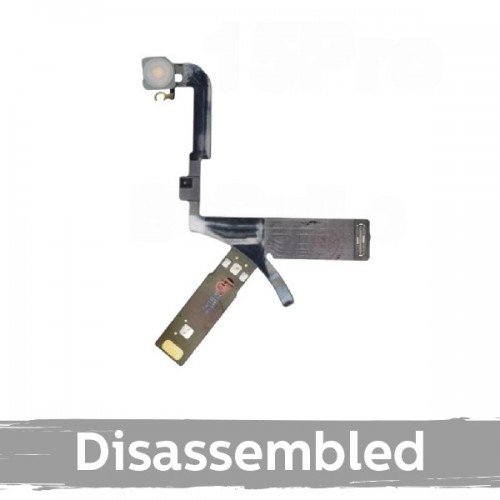 Lankstus kabelis suderinamas su iPhone 15 Pro žibintuvėlio ir mikrofono flex (100% originalus / išardytas)