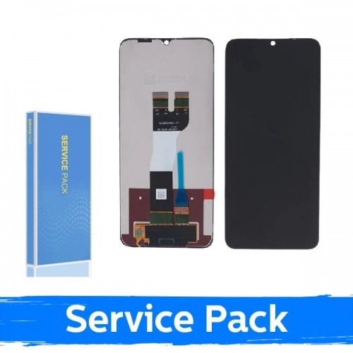 LCD ekranas suderinamas su Samsung A057 A05s juodas (Service Pack / Aftermarket)(NF versija)