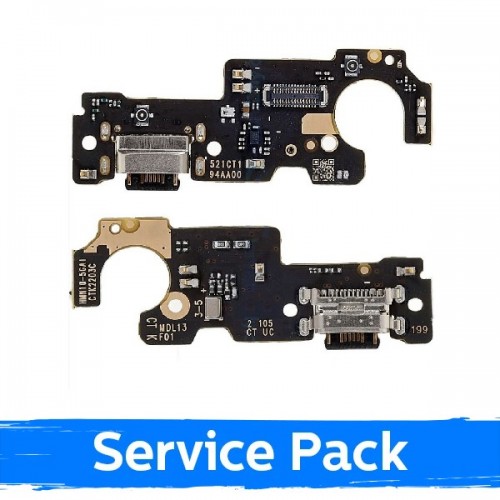 Įkrovimo jungtis suderinama su Xiaomi Redmi Note 10 5G su lankstu / Plata (Service Pack)