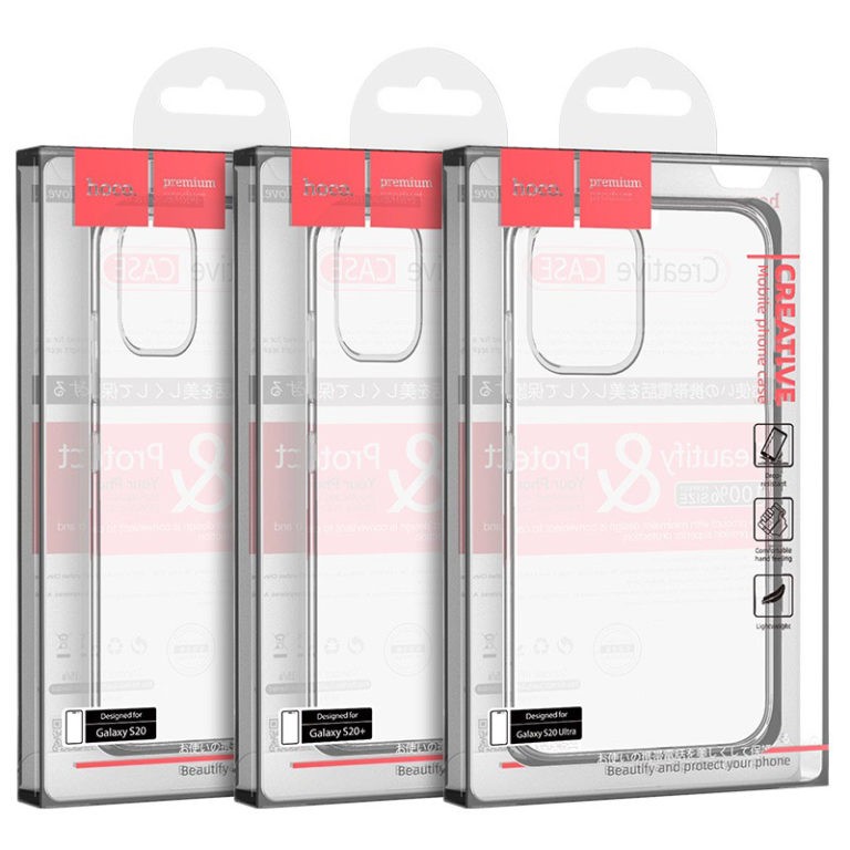 Dėklas Hoco Light Series TPU Samsung G988 S20 Ultra skaidrus