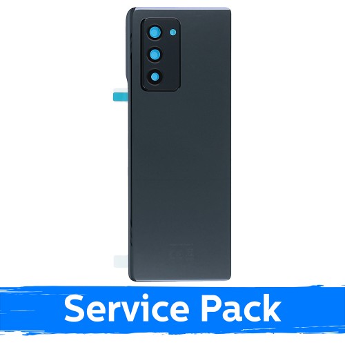 Galinis dangtelis suderinamas su Samsung F916 Z Fold2 / Mystic Black / (Service Pack)