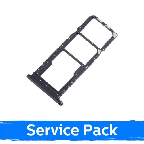 SIM laikiklis suderinamas su Samsung A057 A05s SIM laikiklis / juodas / (Service Pack)