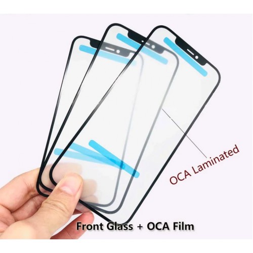 Išorinis ekrano stiklas suderinamas su "Pro+" Apple iPhone 15 Pro Max / stiklas + OCA / originalus