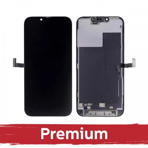 LCD ekranas suderinamas su iPhone 13 Pro Max juodas (Hard OLED / Premium)